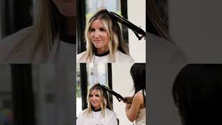 Short hair to long hair in 30 seconds hairextensions lacedhair hairtok [upl. by Lemay]