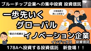 【速報！】一歩先行くグローバル・イノベーション企業インデックス投資信託が登場【178Aへ投資する投信】 [upl. by Wichern]