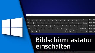 Bildschirmtastatur aktivieren  Windows Bildschirmtastatur ✅ Tutorial [upl. by Aicilaanna153]