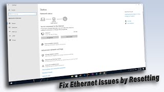 Reset Windows 10 Internet to Fix Ethernet Connection Issues  Virtual Comrade [upl. by Anthe]