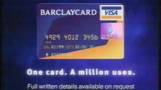 Barclaycard advert  Broadcast 2nd November 1999 Channel 4 UK [upl. by Hallimaj313]