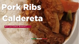 Pork ribs Caldereta [upl. by Welcome]