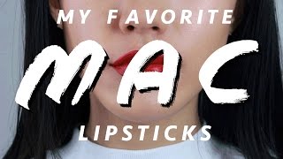 My Favorite MAC lipsticks  Haley Kim [upl. by Assereht]