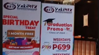 Yakimix buffetrestaurant deliciousfood smfairview please subscribe po 😊 [upl. by Avika]