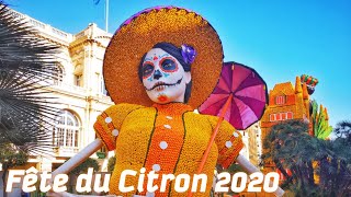 Fête du Citron Carnaval de Menton 2020  Lemon Festival 2020 [upl. by Einaffets489]