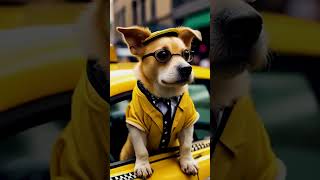 Amazing Dog Taxi Driver A Day in the Life of a Canine Cabby dog doglover pets petlovers cat [upl. by Ekenna689]