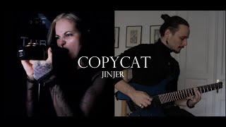 JINJER  COPYCAT vocal and guitar cover by Luke amp Bianca [upl. by Dougald]