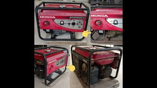 Honda EP2500 CXS  Gasoline Generator Restoration from Scrap to Perfect Generator generator genset [upl. by Marron]