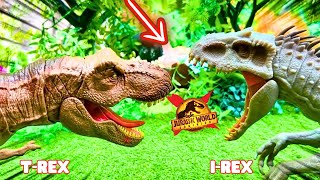 Adventure of BABY TREX  THERIZINOSAURUS VS INDOMINUS REX VS TREX  TAHOUS MOVIE [upl. by Busiek]