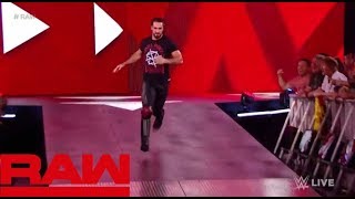 Seth Rollins Saves Roman Reigns After Attacking Dolph Ziggler amp Drew McIntyre Raw July 2 2018 [upl. by Ameyn]