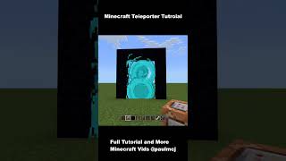 Minecraft Teleporter  Bedrock Edition 12051 [upl. by Raskin]