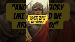 Pyrrhus and the Costly Victory A lesson from History shorts youtubeshorts history [upl. by Bathelda]