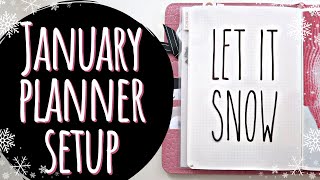 January A5 Stalogy Planner Setup [upl. by Namor]