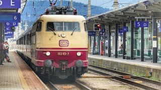 Alte Lady quotBR 103 113quot mit IC 1281 von München nach Wörgl  Tirol [upl. by Conley]