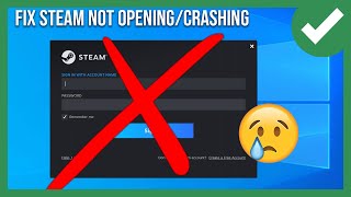 Fix STEAM not Opening or Crashing 2024 Step by Step [upl. by Assilla293]