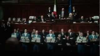 Benvenuto Presidente  film HD 2013  Scena discorso di fine anno del Presidente della Repubblica [upl. by Ayeki549]