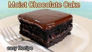 World most easiest moist chocolate cake recipe  chocolate cake recipe [upl. by Kimble]