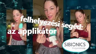 Felhelyezési segéd az applikátor  CGM rendszer  SIBIONICS Magyarország [upl. by Ttoile]