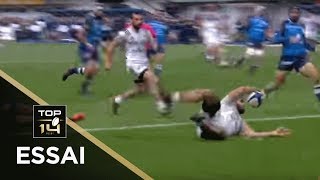 TOP 14  Essai Gaëtan GERMAIN CAB  Castres  Brive  J21  Saison 20172018 [upl. by Idnarb]