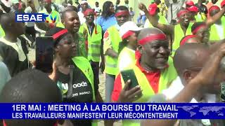 1ER MAI MEETING À LA BOURSE DU TRAVAIL LES TRAVAILLEURS MANIFESTENT LEUR MÉCONTENTEMENT [upl. by Ahsemit]