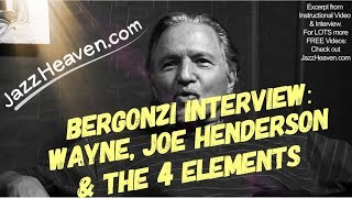 Jerry Bergonzi on Wayne Shorter Joe Henderson amp the 4 Elements  JazzHeavencom Excerpt [upl. by Lirret]