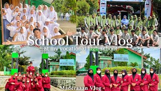 school tour vlog sebelum lulus 👀😔😭💔  Review dikit🤌🏻😌😚😋 [upl. by Genna]