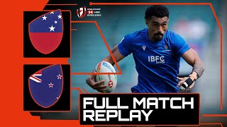 Bronze Final settled in FINAL minute 🥉  Samoa v New Zealand  HSBC London Sevens Rugby [upl. by Enala131]