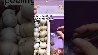 quickly garlic peeling hackstimesaveingtipsshorts viral trending [upl. by Euqinay261]