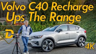 2024 Volvo C40 Recharge Is A Swede EV With Added Range [upl. by Nichol]