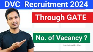 DVC Recruitment Through GATE  Psu Job 2024  Government job through Gate [upl. by Huang364]