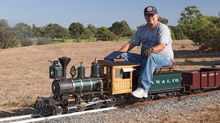 Firing up the Allen Models Fitchburg Northern Live Steam Locomotive [upl. by Kanor]