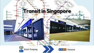 Transit in Singapore 2 Roblox DTL Bukit Panjang  Stevens singaporemrt roblox robloxedit [upl. by Adnulahs]