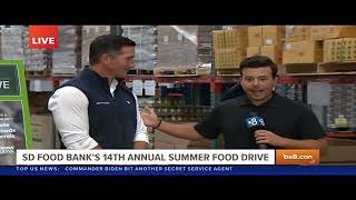 San Diego Food Bank Kicks Off 14th Annual Summer Food Drive with PNC Bank [upl. by Marsden]