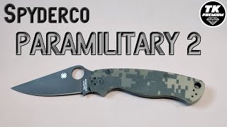 Spyderco Paramilitary 2  Iconic USA made Pocket Knife [upl. by Klemens742]