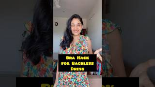 Bra Hack for Backless Dresses Tops fashionhacks youtubeshorts [upl. by Ajet]