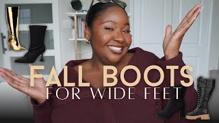 Wide Width Boot Haul  4 Types of Boots Every Fashion Girlie Should Have For Fall FROMHEADTOCURVE [upl. by Imoian]