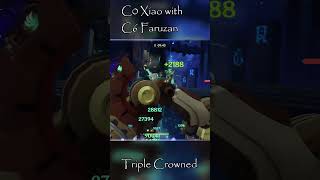 C0 Triple Crowned Xiao Showcase with C6 Faruzan and Xianyun genshinimpact genshin viral edit [upl. by Nylemaj]