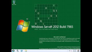 Taking a look at Windows Server 2012 Build 7965 [upl. by Nollek]