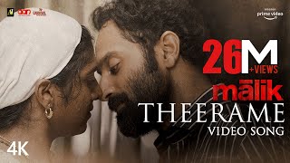 Theerame 4K Video Song  Malik  Mahesh Narayanan  Sushin Shyam  Anwar Ali  K S Chithra  Sooraj [upl. by Ecirtel]