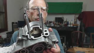 AM6 Engine Assembly Guide  Part 5  Crankcase preparation amp assembly [upl. by Barcellona]