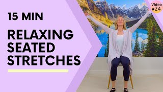 Seated Stretches for Seniors to do Every Day  Stretching Routine for Seniors [upl. by Nimajeb]