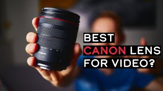 Best Canon lens for video  Canon RF 24105mm f4L IS review for video [upl. by Treblig]