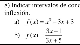 Intervalos de concavidad de una función [upl. by Aidan381]