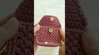 Crochet Wallet easy tutorial  by catur tatia [upl. by Drape637]