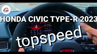 top speed honda civic type r 2023 fl5 [upl. by Eloken]