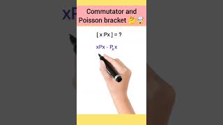 Poisson bracket and Commutator  Relation between Poisson bracket and commutator [upl. by Nayrb930]