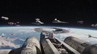 Rebel Fleet arrives to Scarif Scene  Rogue One A Star Wars Story 2016 [upl. by Sualakcin]