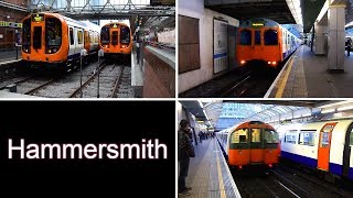 Hammersmith Tube Station  London Underground [upl. by Heyde]