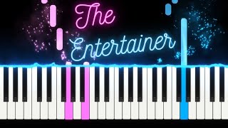 Scott Joplin  THE ENTERTAINER  Piano Tutorial with SHEET MUSIC [upl. by Lrig]