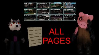 Roblox Piggy Book 2 All Page Locations Piggy Distorted  Willow Skin [upl. by Emilie979]